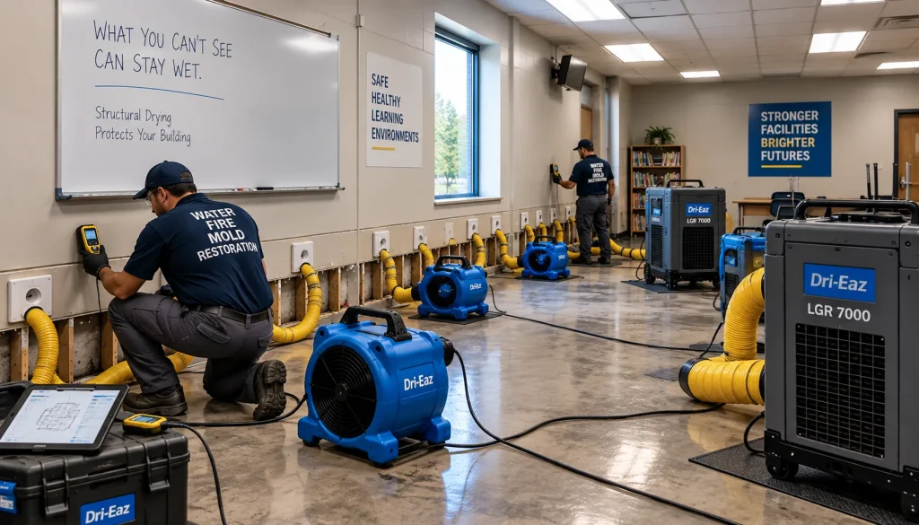 commercial water damage cleanup - What Happens During the First 24 Hours?