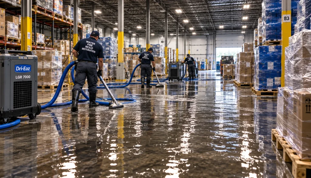 Building water damage repair inspection with a moisture meter